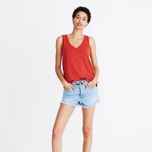 Madewell Tomboy V-neck Tank Top